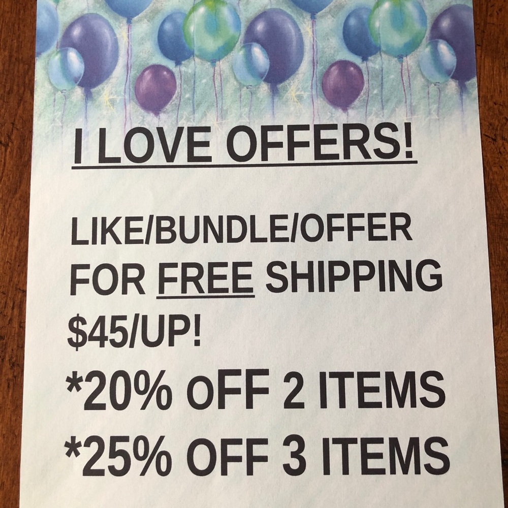 I accept reasonable offers ❣️